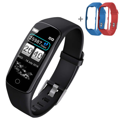NNEAGS Sport Monitor Wrist Touch Tracker Smart Watch With 2X Strap Band Replacement-0
