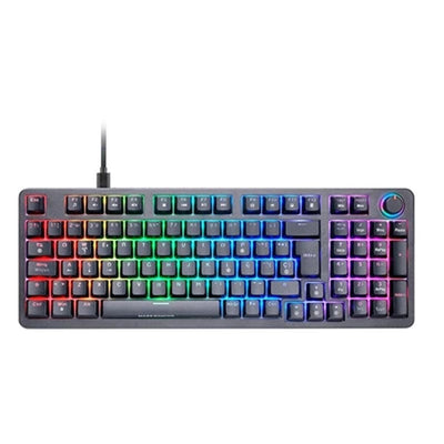 Gaming Keyboard Mars Gaming MKPROBES Black Spanish Qwerty-0