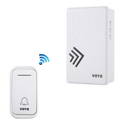 NNEDSZ Home Music Remote Control Wireless Doorbell With 38 Polyphony Sounds White-0