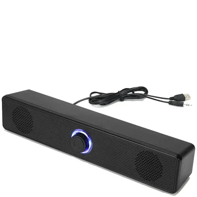NNEOBA Wired Bluetooth Speaker USB Powered Soundbar-0