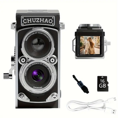NNETM Mini Digital Camera 1080P with 16GB Card-0